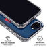 NFL New England Patriots Blue Performance Series iPhone 16e Clear Case