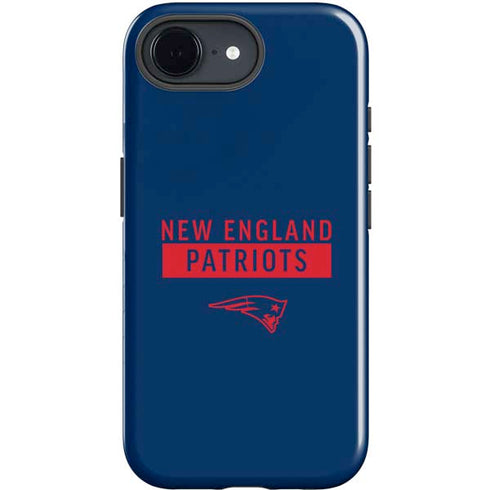 NFL New England Patriots Blue Performance Series iPhone 16e Impact Case