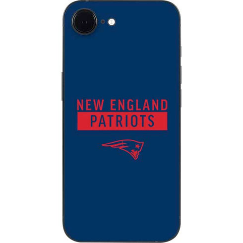 NFL New England Patriots Blue Performance Series iPhone 16e Skin