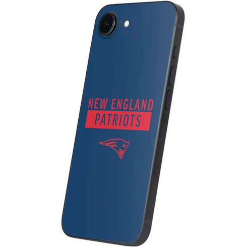 NFL New England Patriots Blue Performance Series iPhone 16e Skin