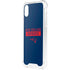 NFL New England Patriots Blue Performance Series iPhone XS Clear Case