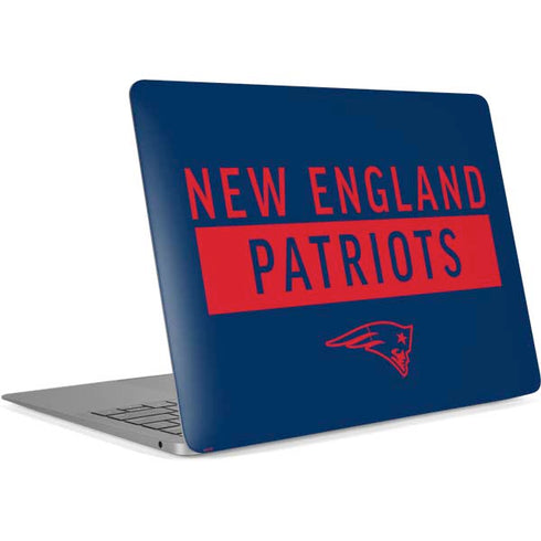 NFL New England Patriots Blue Performance Series Apple MacBook Air Skin