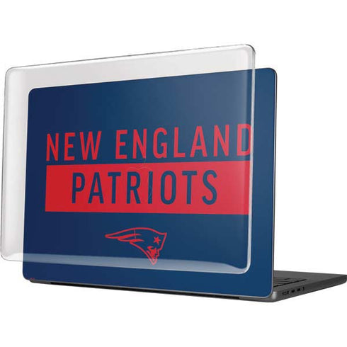 NFL New England Patriots Blue Performance Series MacBook Pro 14in (2021-24) Case plus Skin