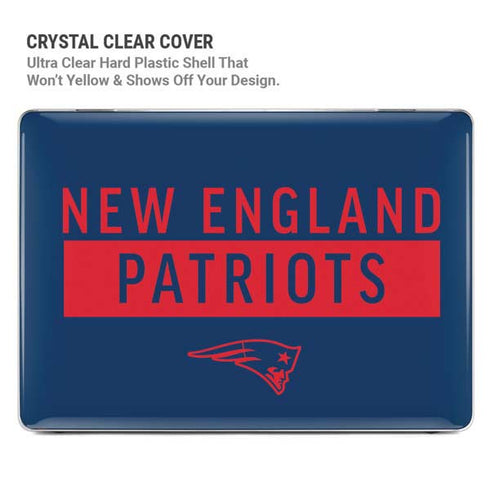 NFL New England Patriots Blue Performance Series MacBook Pro 14in (2021-24) Case plus Skin