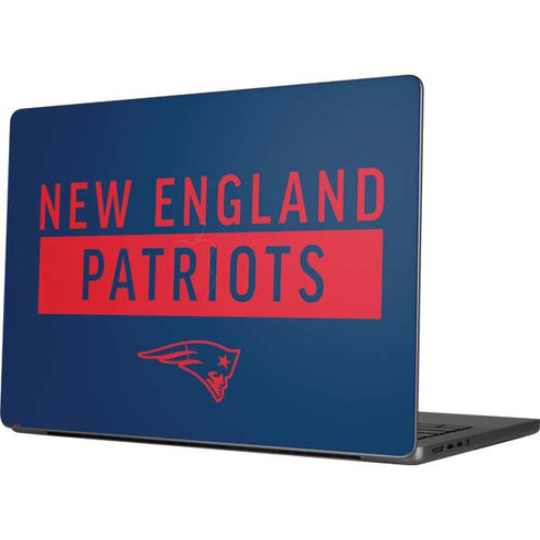 NFL New England Patriots Blue Performance Series Apple MacBook Pro 14-inch Skin