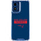 NFL New England Patriots Blue Performance Series Moto G 5G (2024) Clear Case