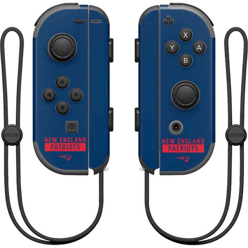 NFL New England Patriots Blue Performance Series Nintendo Skins