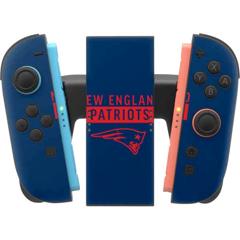 NFL New England Patriots Blue Performance Series Nintendo Switch 2 (2025) Joy-Con Controller Skin