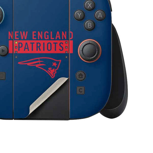 NFL New England Patriots Blue Performance Series Nintendo Switch 2 (2025) Joy-Con Controller Skin