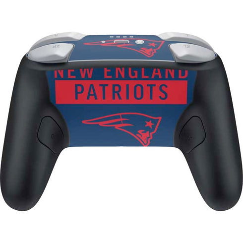 NFL New England Patriots Blue Performance Series Nintendo Switch 2 (2025) Pro Controller Skin