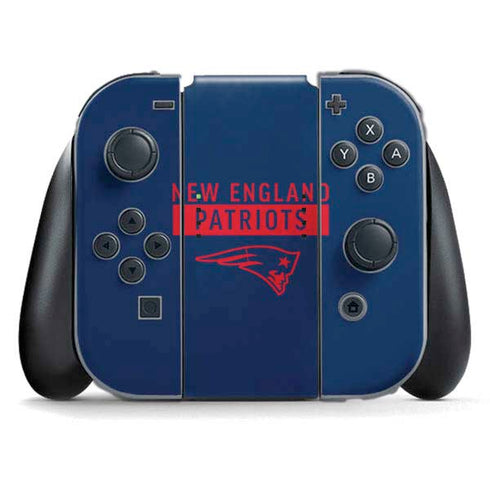NFL New England Patriots Blue Performance Series Nintendo Skins