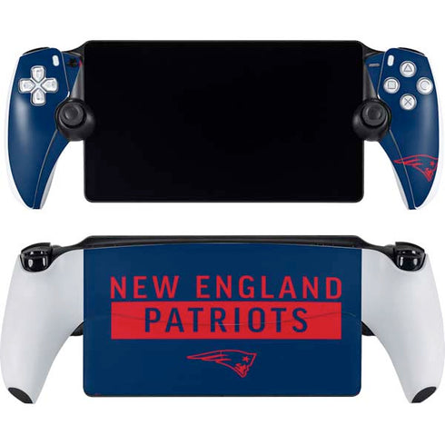 NFL New England Patriots Blue Performance Series PlayStation PS5 Skins
