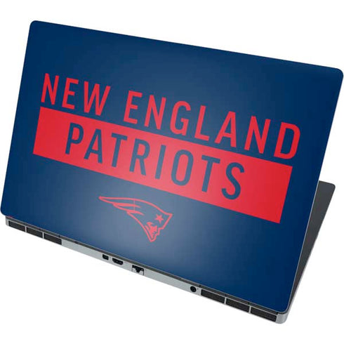 NFL New England Patriots Blue Performance Series Dell Precision Skin