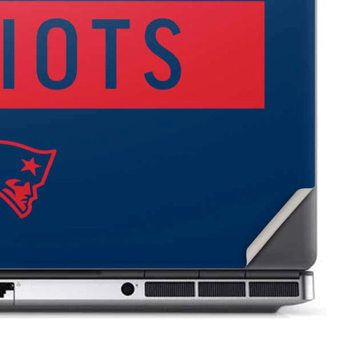 NFL New England Patriots Blue Performance Series Dell Precision Skin
