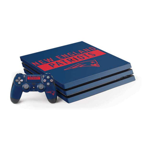 NFL New England Patriots Blue Performance Series PlayStation PS4 Skins