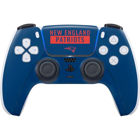 NFL New England Patriots Blue Performance Series PlayStation PS5 Skins