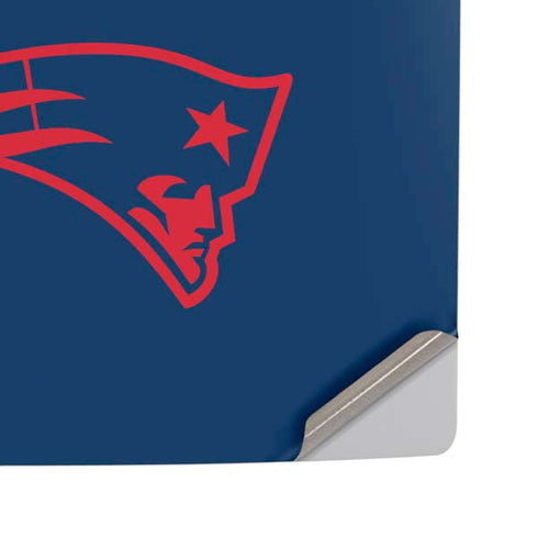 NFL New England Patriots Blue Performance Series PS5 Pro Disk Console Skin