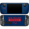 NFL New England Patriots Blue Performance Series Steam Deck Handheld Gaming Computer OLED Skin