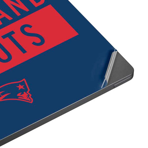 NFL New England Patriots Blue Performance Series Surface Laptop 7 13.8in Skin