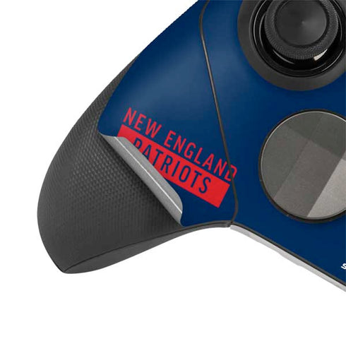 NFL New England Patriots Blue Performance Series Xbox Elite Wireless Controller Series 2 Skin