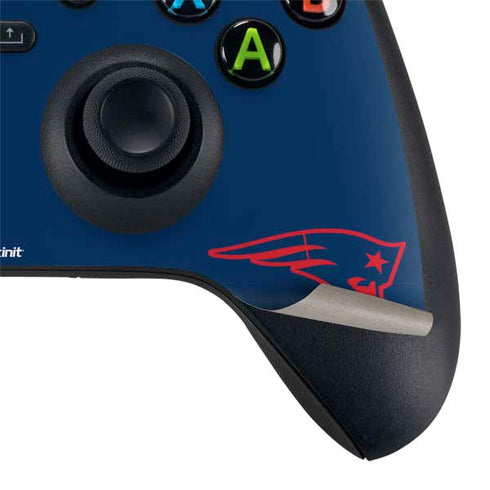 NFL New England Patriots Blue Performance Series XBox Series X Digital Edition Bundle Skin