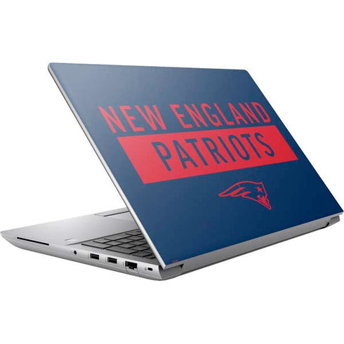 NFL New England Patriots Blue Performance Series HP ZBook Fury 16 G10 Skin