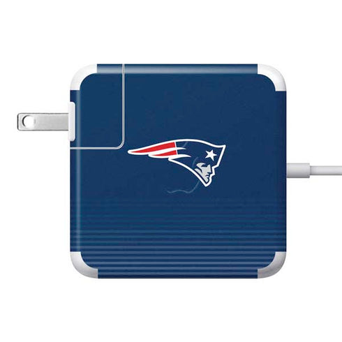 NFL New England Patriots Breakaway 85W Power Adapter (15 and 17 inch MacBook Pro Charger) Skin