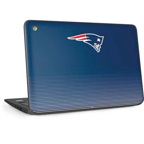 NFL New England Patriots Breakaway HP Chromebook Skin