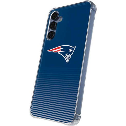 NFL New England Patriots Breakaway Galaxy A55 5G Clear Case