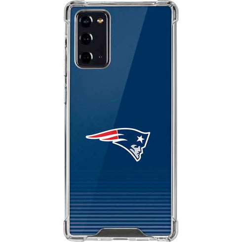 NFL New England Patriots Breakaway Galaxy Note20 5G Clear Case