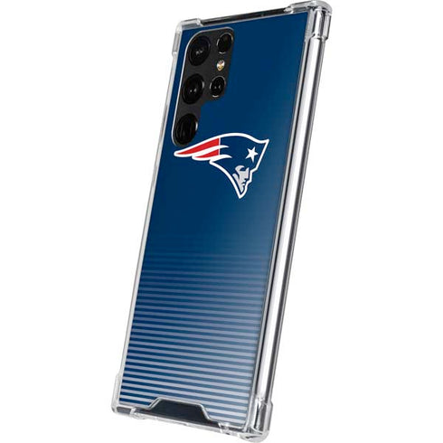 NFL New England Patriots Breakaway Galaxy S22 Ultra Clear Case