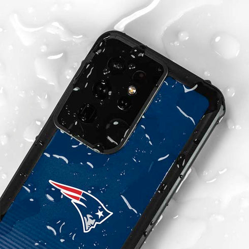 NFL New England Patriots Breakaway Galaxy S24 Ultra Waterproof Case