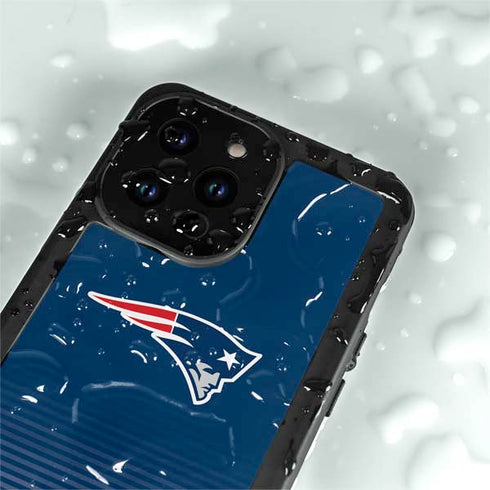 NFL New England Patriots Breakaway iPhone 15 Pro Waterproof Case