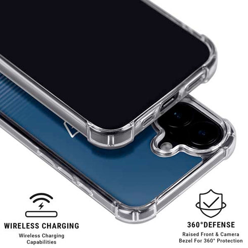 NFL New England Patriots Breakaway iPhone 16 Plus Clear Case