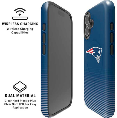 NFL New England Patriots Breakaway iPhone 16 Plus Magsafe Impact Case