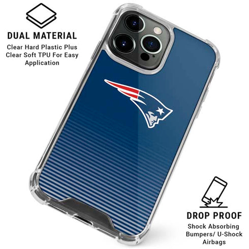 NFL New England Patriots Breakaway iPhone 16 Pro Clear Case