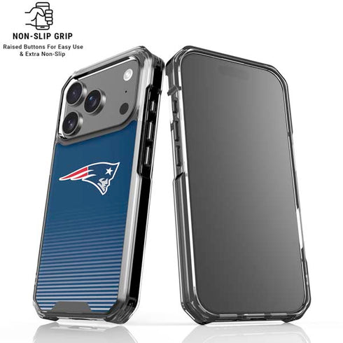 NFL New England Patriots Breakaway iPhone 18 Pro Clear Case
