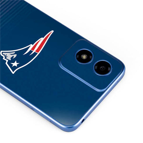 NFL New England Patriots Breakaway Moto G Play 4G (2024) Skin
