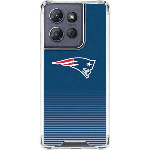 NFL New England Patriots Breakaway Moto G Power 5G (2025) Clear Case