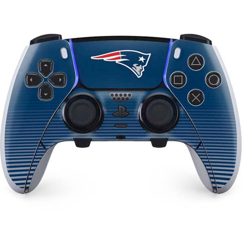 NFL New England Patriots Breakaway PS5 DualSense Edge Pro Controller Skin