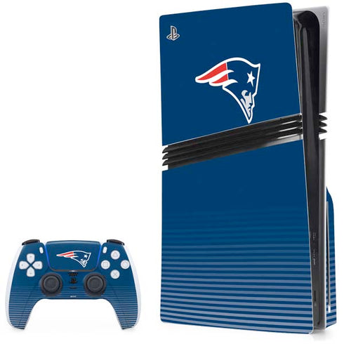 NFL New England Patriots Breakaway PS5 Pro Disk Bundle Skin