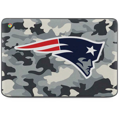 NFL New England Patriots Camo HP Chromebook Skin