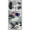NFL New England Patriots Camo Galaxy A17 Clear Case