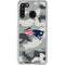 NFL New England Patriots Camo Galaxy A21 Clear Case