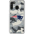 NFL New England Patriots Camo Galaxy A21 Clear Case