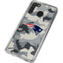 NFL New England Patriots Camo Galaxy A21 Clear Case