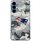 NFL New England Patriots Camo Galaxy A35 5G Clear Case