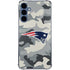 NFL New England Patriots Camo Galaxy A55 5G Clear Case