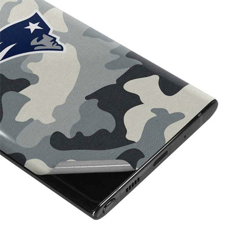 NFL New England Patriots Camo Galaxy Note 10 Plus Skin