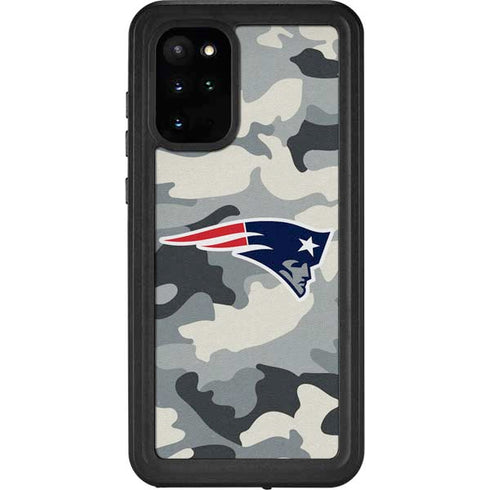 NFL New England Patriots Camo Galaxy S20 Plus Waterproof Case